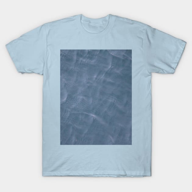 Caribbean Blue Water Ripples T-Shirt by Christine aka stine1